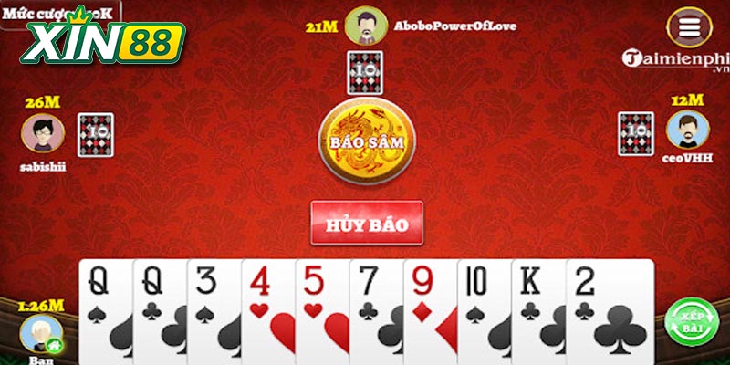 cách chơi sâm xin88
