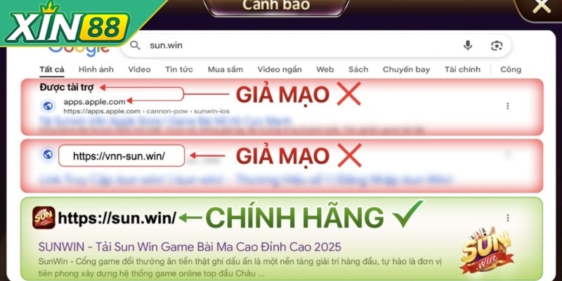 Kiểm tra Sunwin thật giả là việc mà người chơi cần phải làm